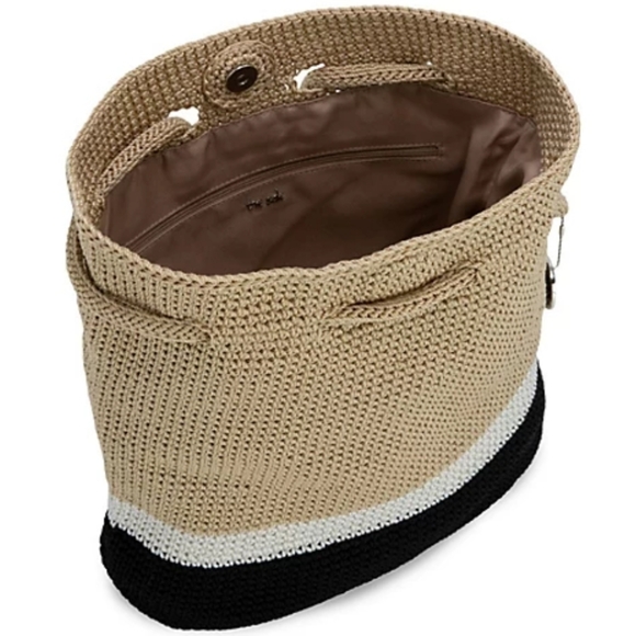 The Sak Kali Hand-Crocheted Drawstring Backpack - Picture 3 of 6